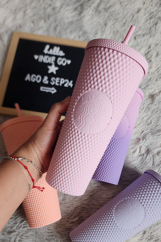 Soft Pink Matte Studded | Starbucks