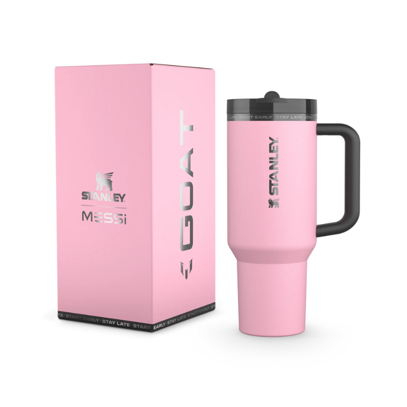 The Messi x Stanley Quencher ProTour Flip Straw Tumbler
