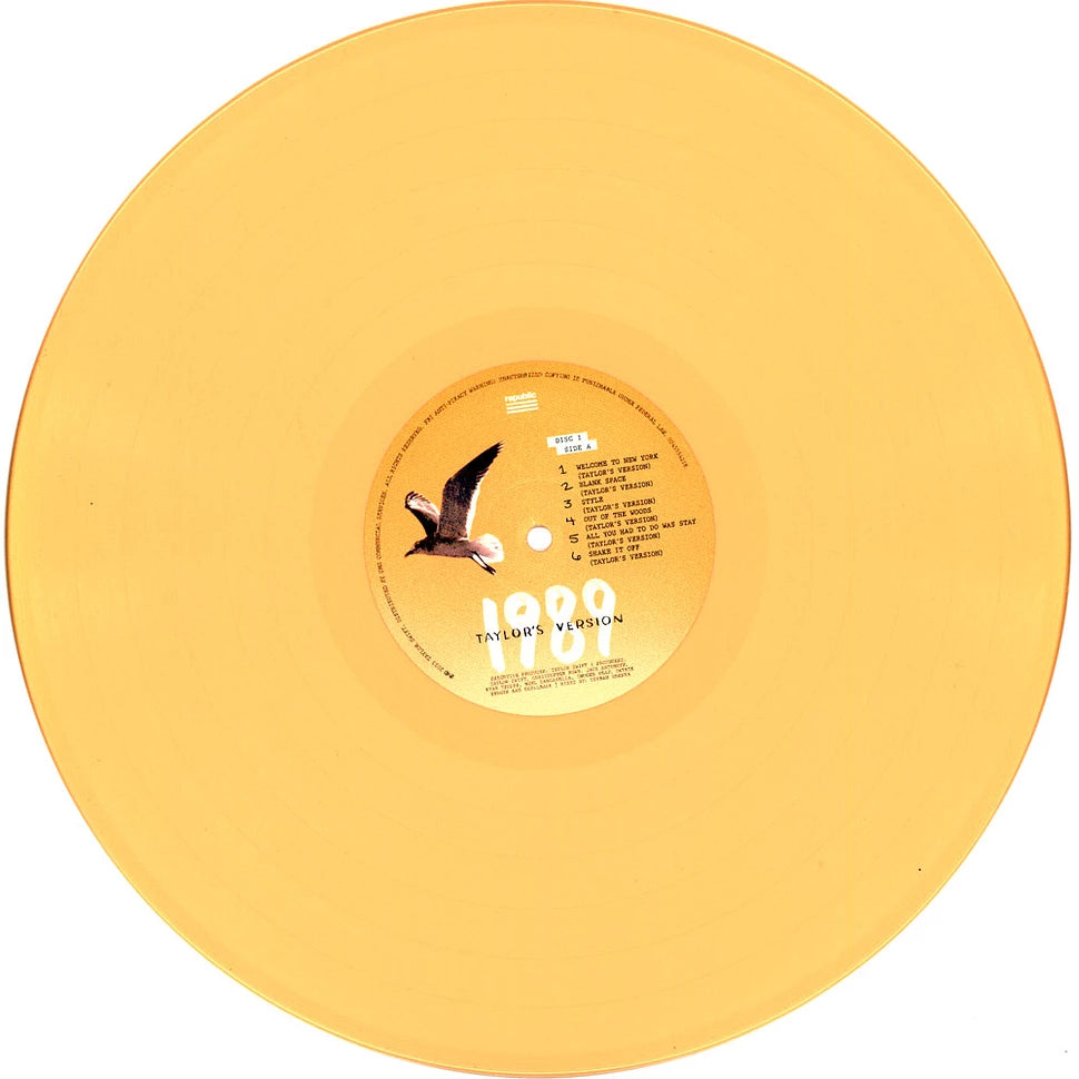 1989 (Taylor's Version) Tangerine Vinyl Exclusive Edition