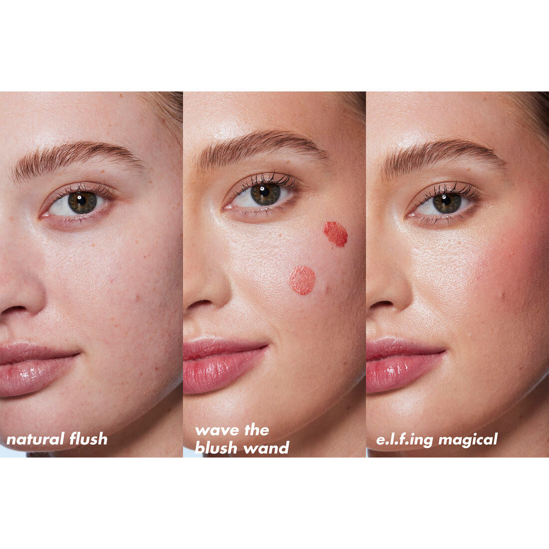 Halo Glow Blush Beauty Wand Rosé You Slay x Elf