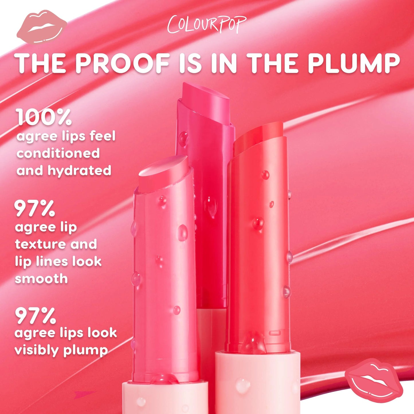 So Juicy Plumping Gloss Balm with Peptides Guava Glaze | Colourpop Cosmetics