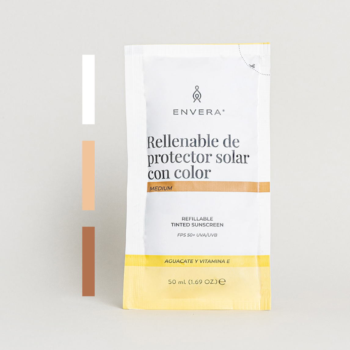 Rellenable de protector solar + primer x Envera