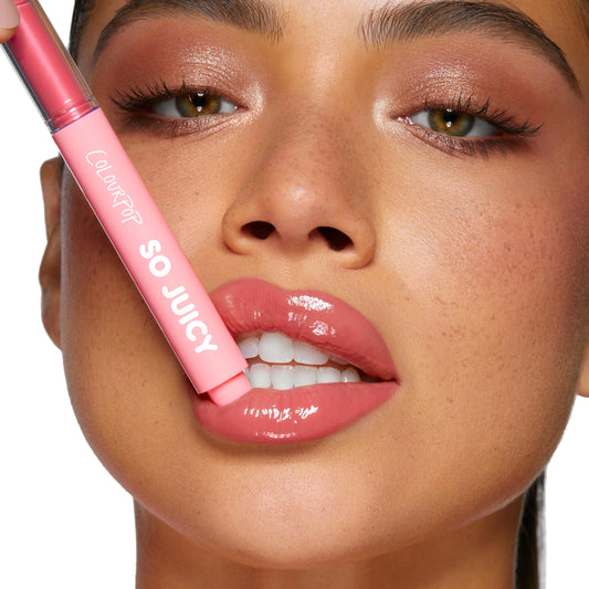 So Juicy Plumping Gloss Balm with Peptides Guava Glaze | Colourpop Cosmetics