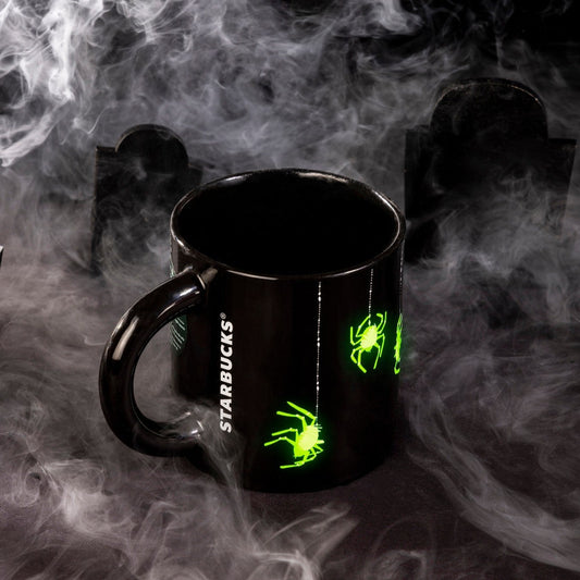 Taza de cerámica arañitas de Día de muertos x Starbucks