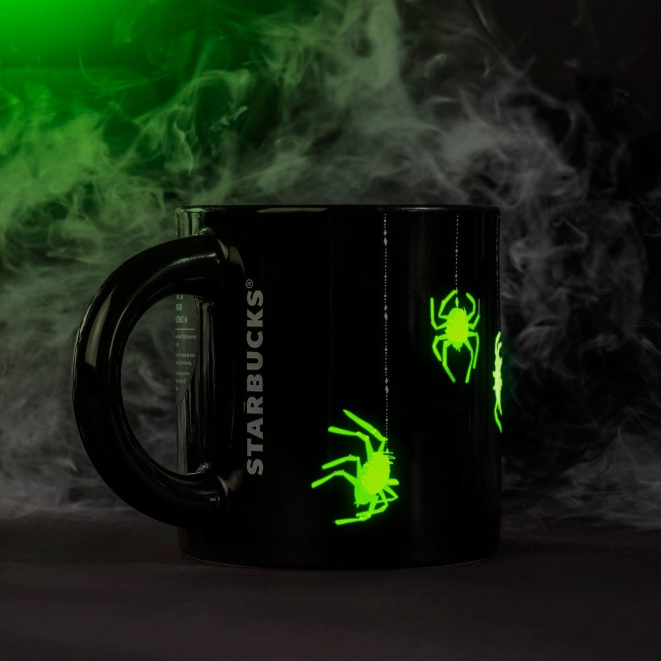 Taza de cerámica arañitas de Día de muertos x Starbucks