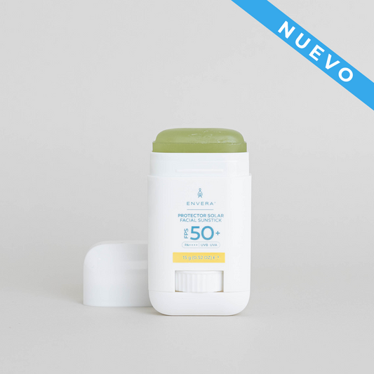 Protector solar en barra transparente FPS 50+ UVA/UVB PA++++ x Envera