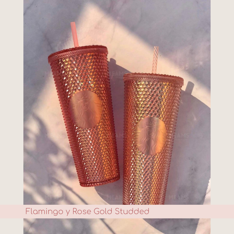 Flamingo iridescent studded x Starbucks