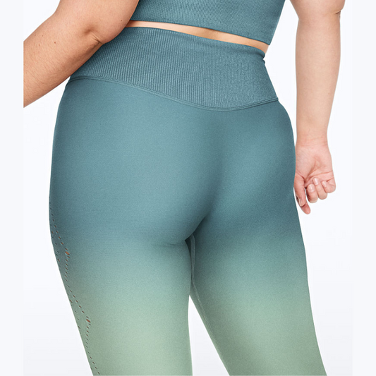 Leggin de cintura alta sin costuras Pink