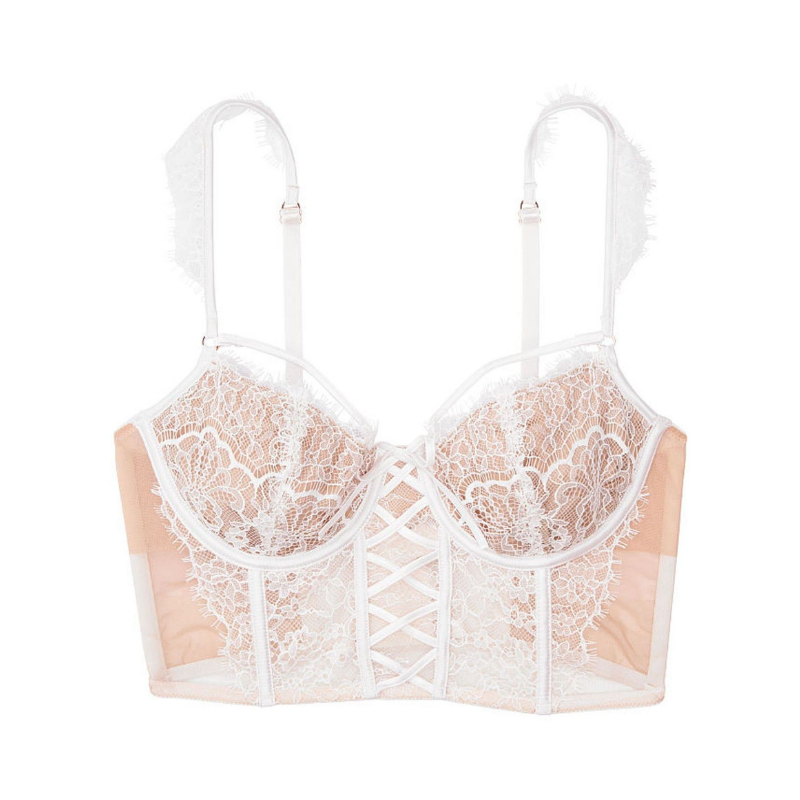 Bustier Wicked Unlined Laceup Balconette | Dream Angels