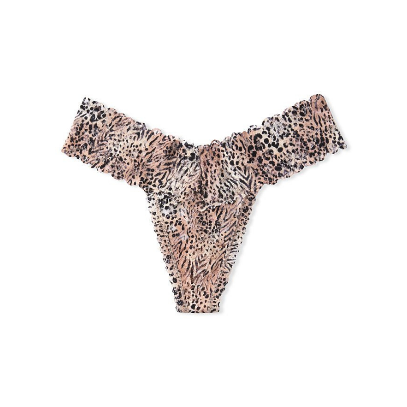 Tanga de encaje floral