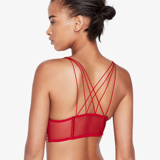 Bralette largo de malla Starburst | Very Sexy