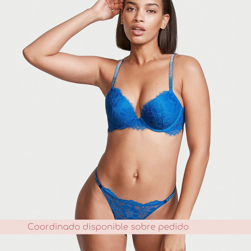 Brasileña de encaje con tira brillante | Very Sexy