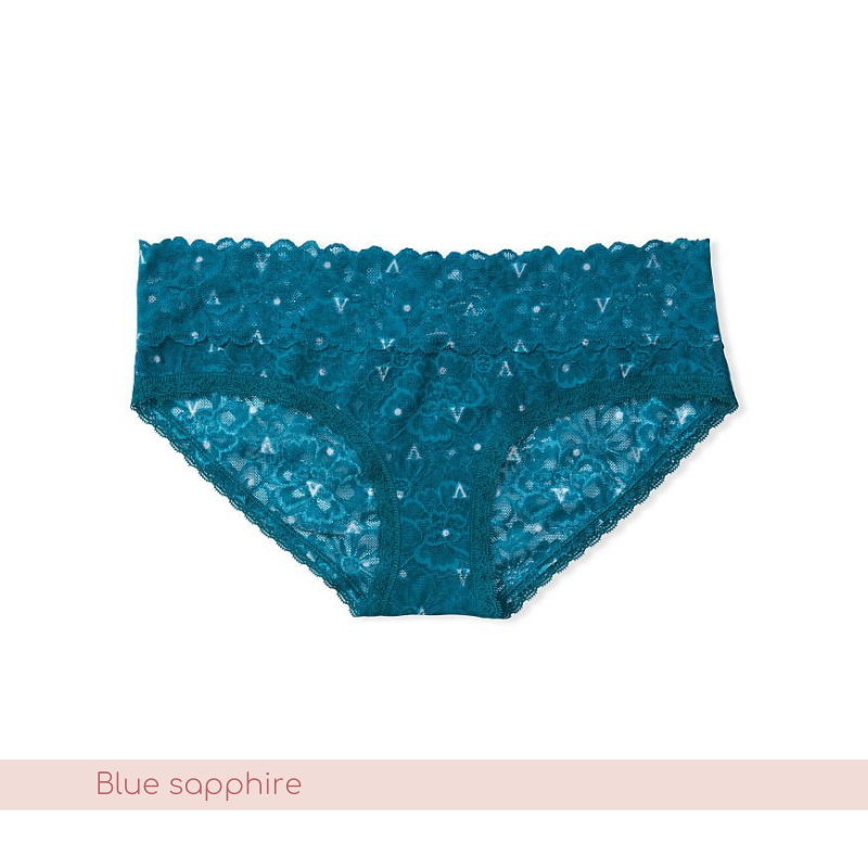 Hipster de encaje floral