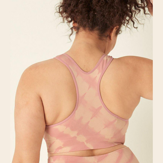 Top deportivo sin costuras con forro ligero