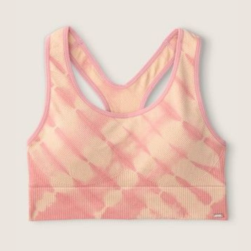 Top deportivo sin costuras con forro ligero