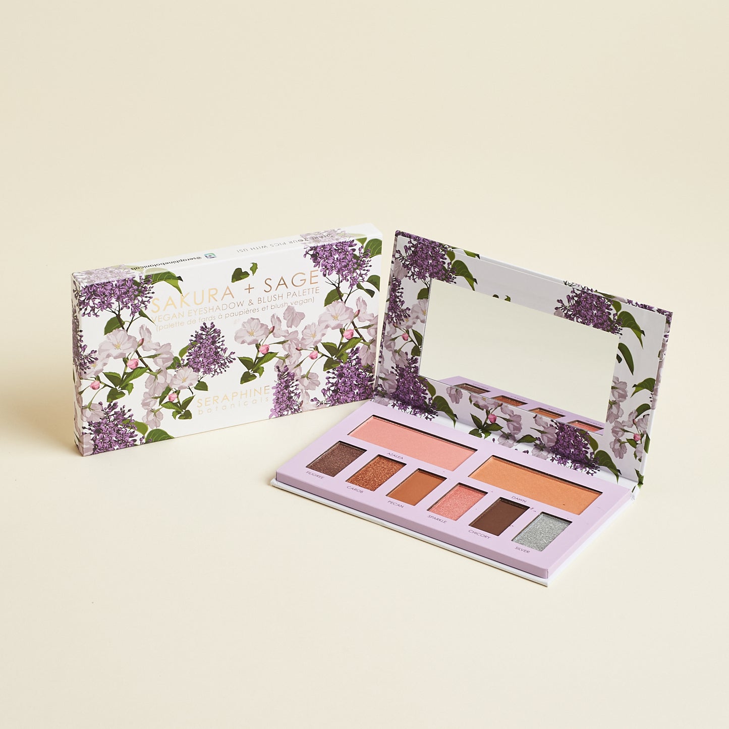 Sakura + Sage - Vegan Eyeshadow & Blush Palette