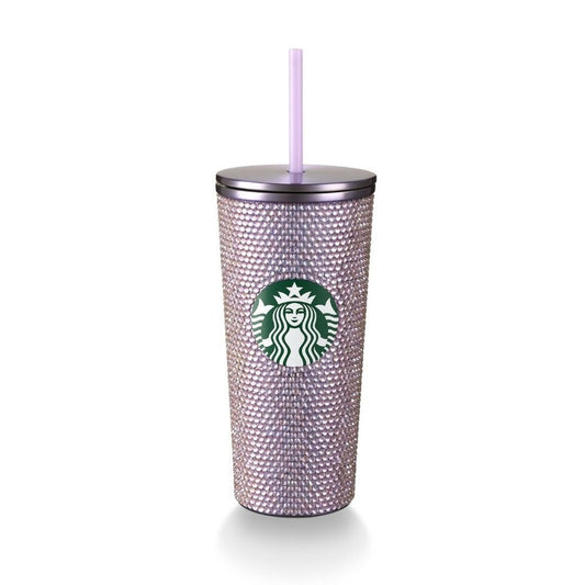 Limited Edition Purple Rhinestone Stainless Steel Cold Cup x Starbucks