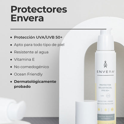 Protector solar + primer de Envera