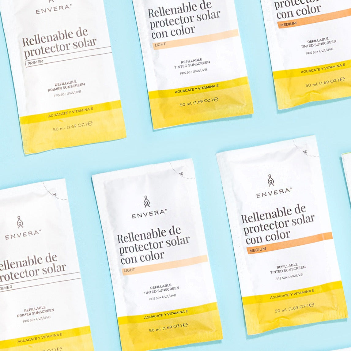 Rellenable de protector solar light x Envera