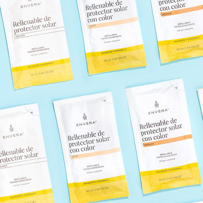 Rellenable de protector solar light x Envera