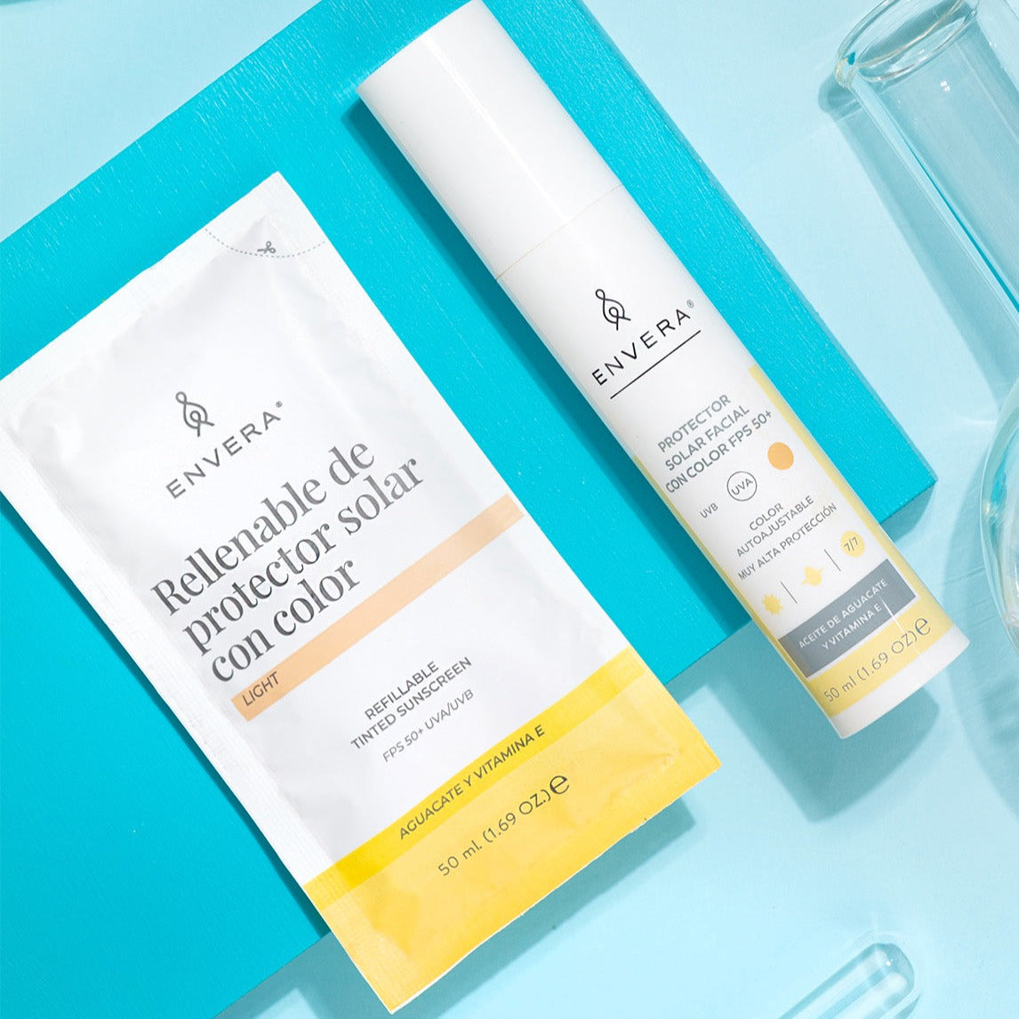 Rellenable de protector solar light x Envera