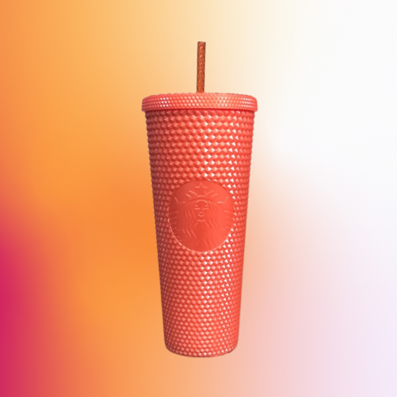 Orange Bling Cup Studded x Starbucks