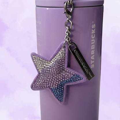 Lilac Stainless Steel Star Keychain Tumbler x Starbucks