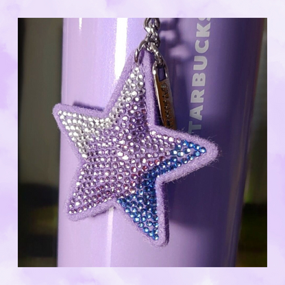 Lilac Stainless Steel Star Keychain Tumbler x Starbucks