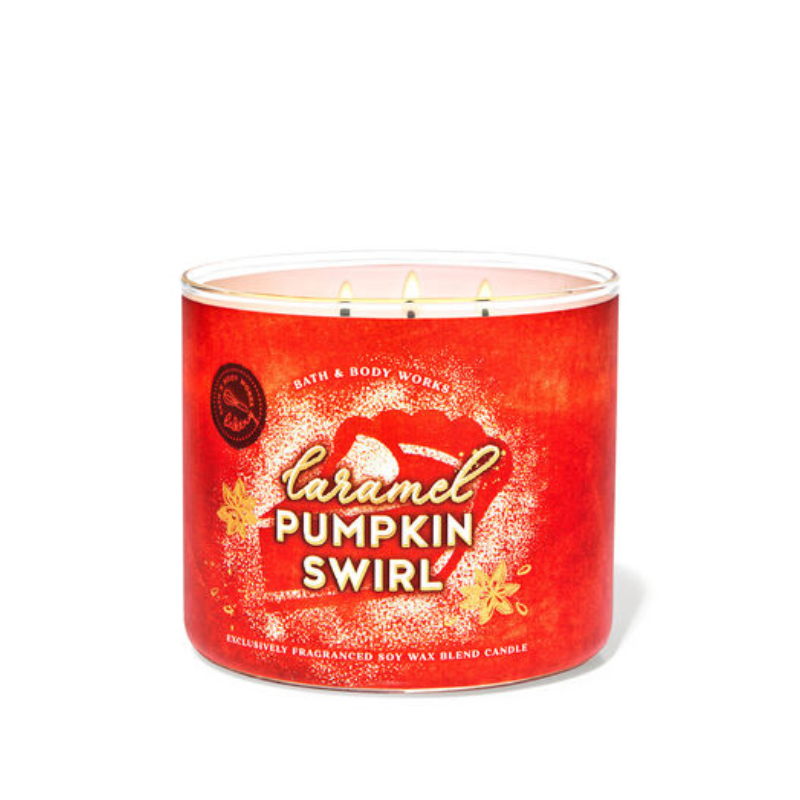 Vela de 3 mechas Caramel Pumpkin Swirl