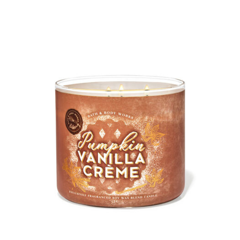 Vela de 3 mechas Pumpkin Vanilla Créme