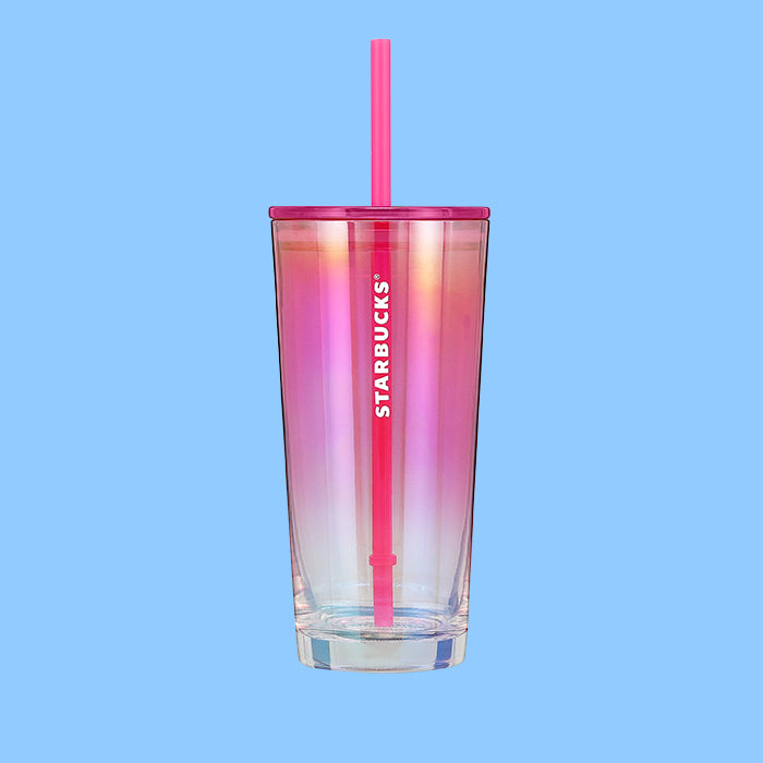 Bubblegum Pink Gradient Glass x Starbucks