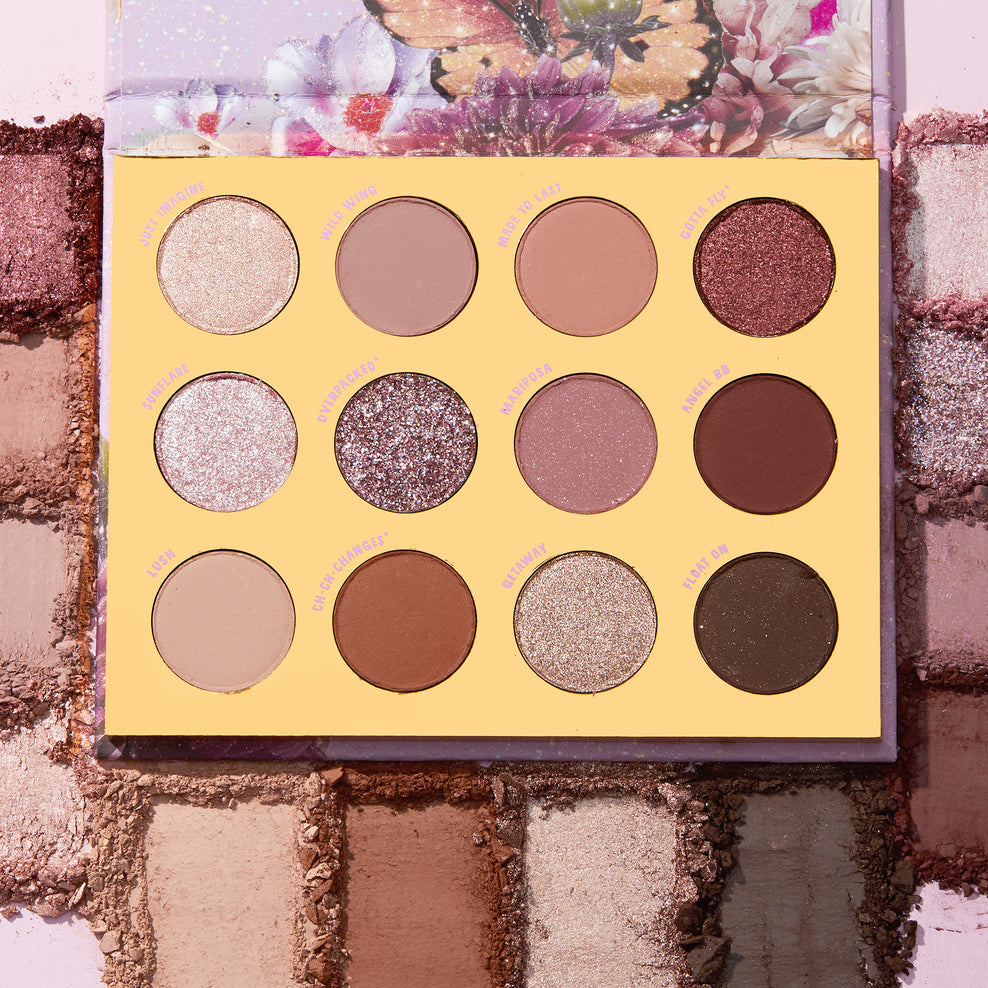 Paleta de sombras Flutter By  x Colourpop Cosmetics