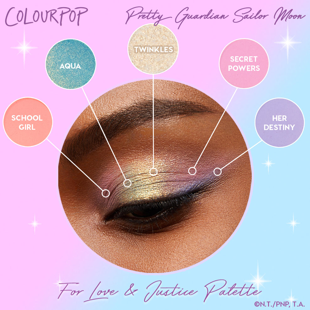 Paleta de sombras For Love and Justice x Colourpop Cosmetics