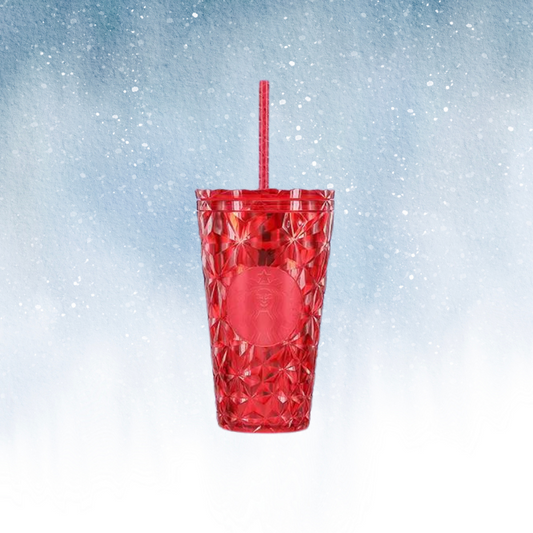 Poinsettia Red Prism Tumbler x Starbucks