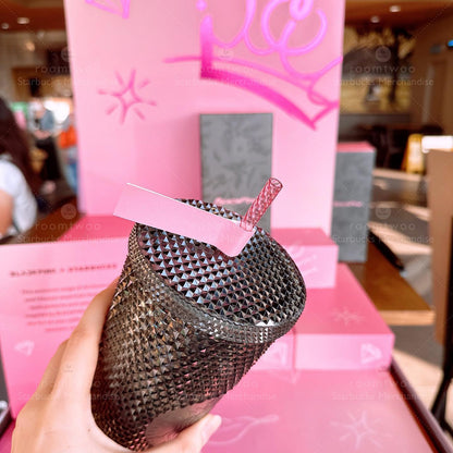 Black Bling Studded Blackpink x Starbucks