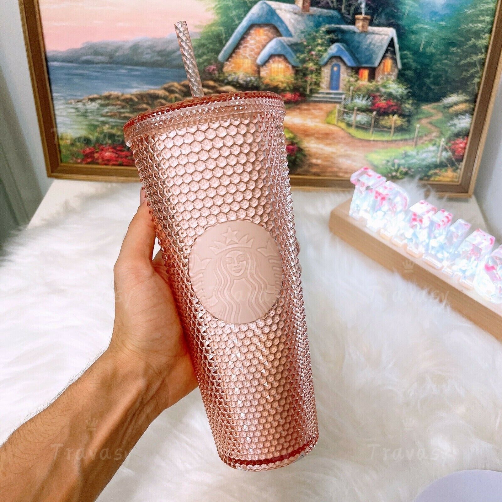 Starbucks order rose gold studded