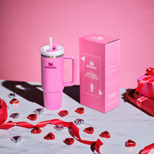 The Quencher H2.0 FlowState Peony Pink Valentine's Edition x Stanley