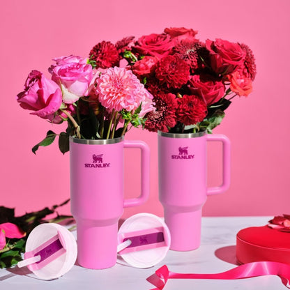 The Quencher H2.0 FlowState Peony Pink Valentine's Edition x Stanley