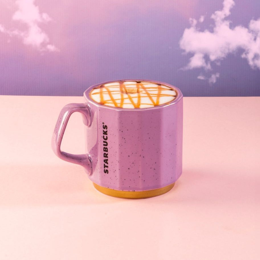 Taza de cerámica violeta x Starbucks