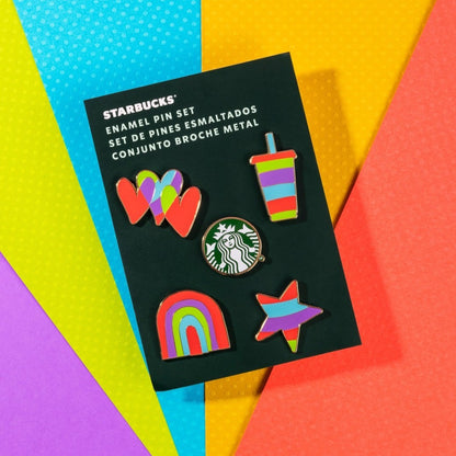 Set de pines edición Pride x Starbucks