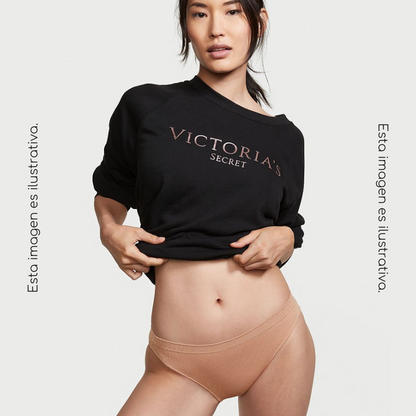 Bikini de algodón elástico de cintura alta