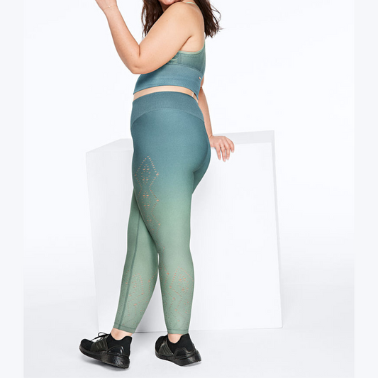 Leggin de cintura alta sin costuras Pink