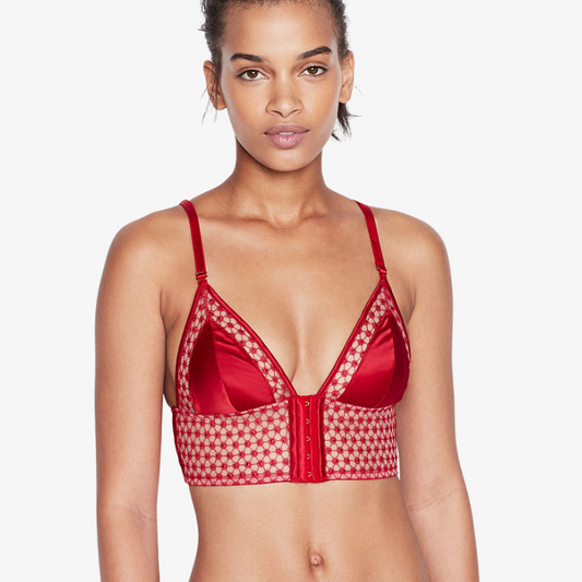 Bralette largo de malla Starburst | Very Sexy