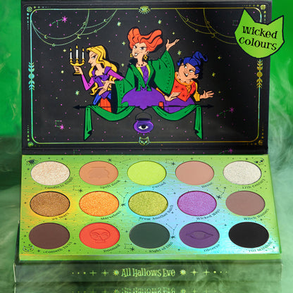 Paleta de sombras All Hallows Eve Hocus Pocus 2 x Colourpop Cosmetics