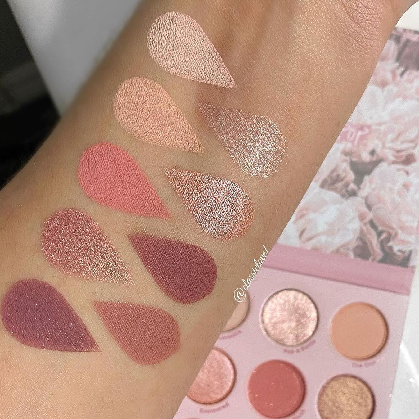 Paleta de sombras Blush Crush x Colourpop Cosmetics