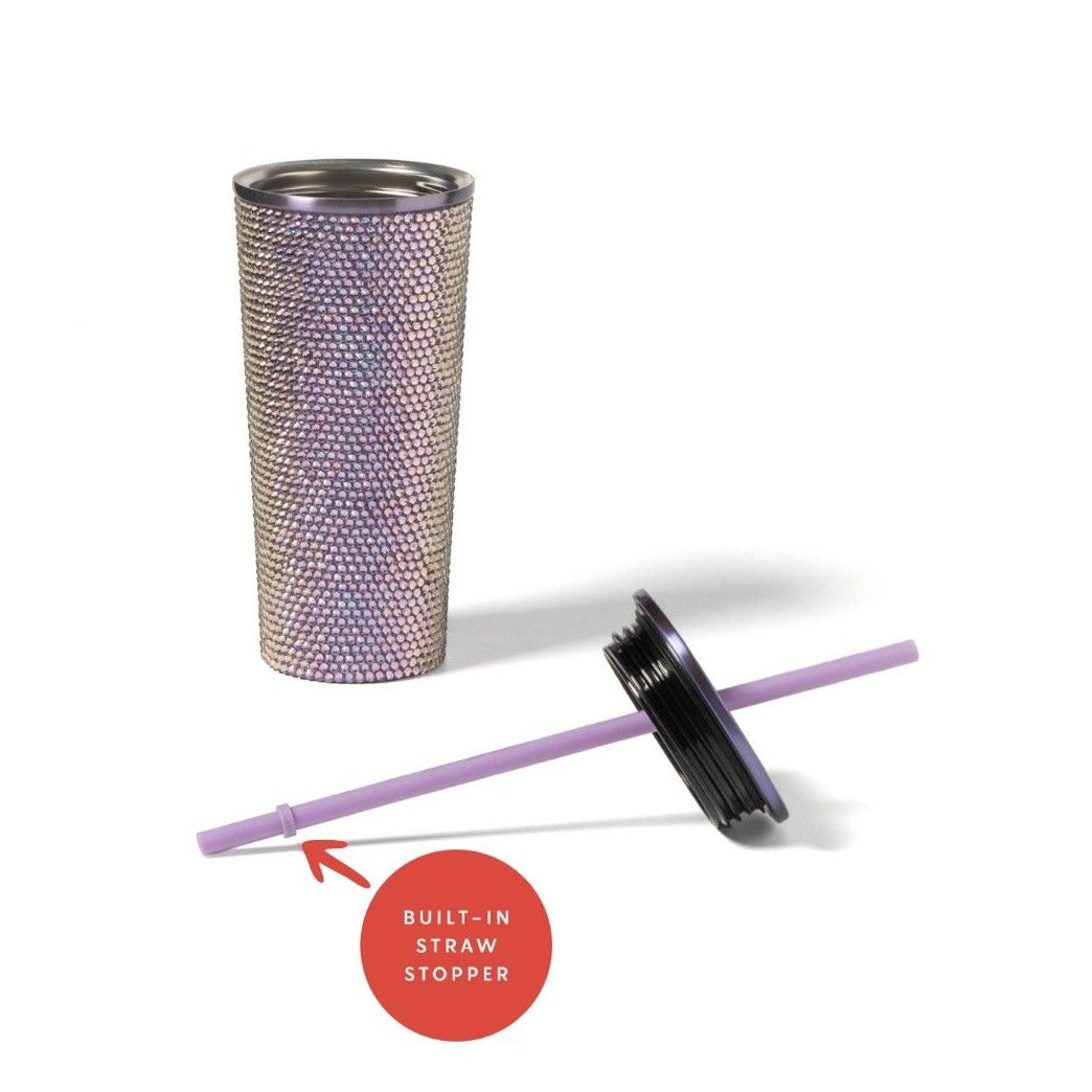 Limited Edition Purple Rhinestone Stainless Steel Cold Cup x Starbucks